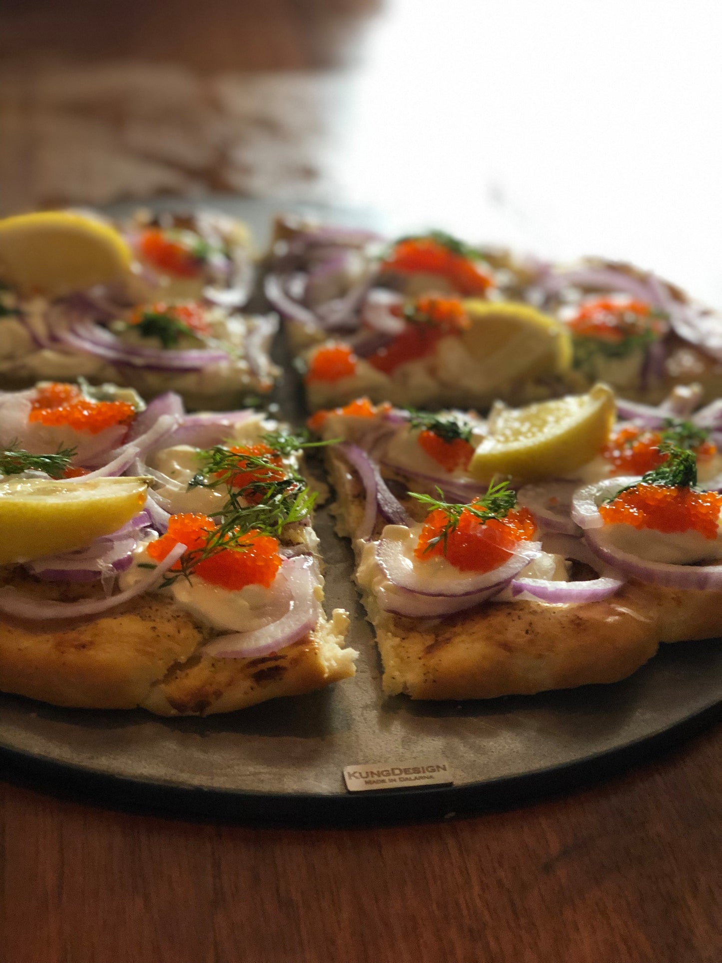 Pizzastål Rund