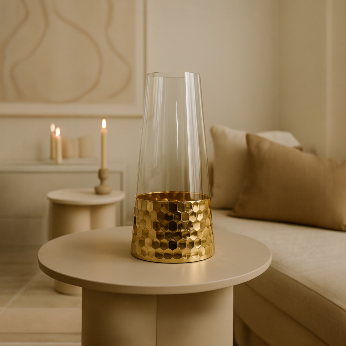 Georgia Vas styled i lyxig hemmiljö