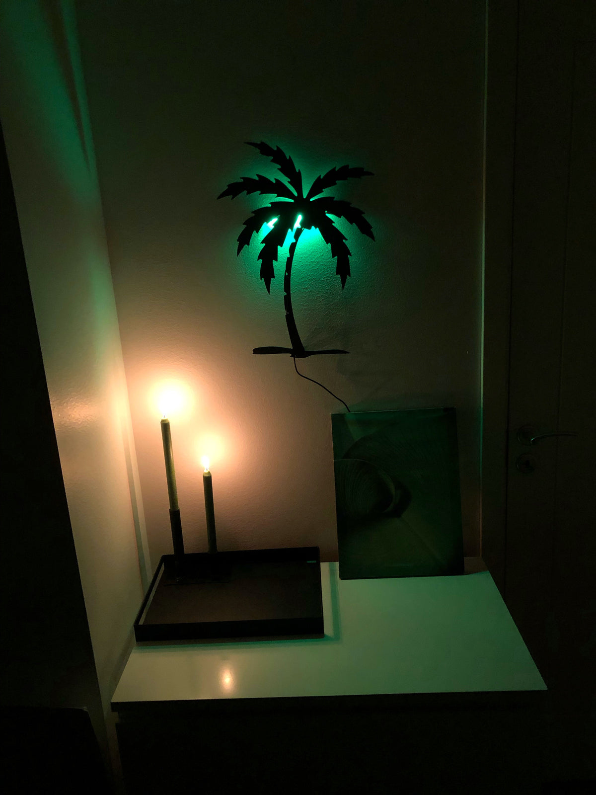 Motiv Palmen i plåt från Kungdesign