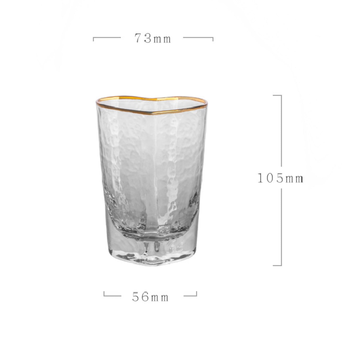Hjärtformade Glas