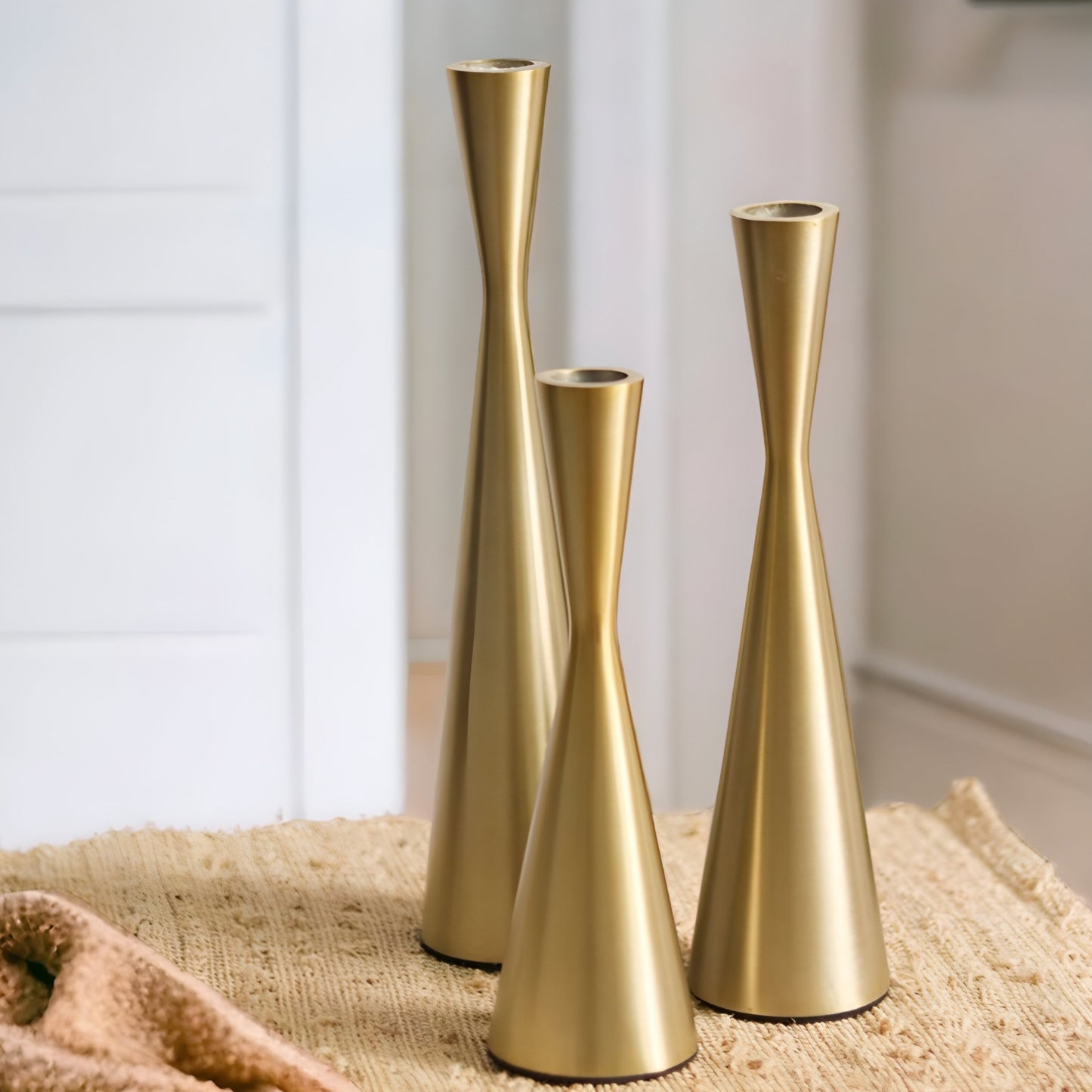 Konisk Ljusstake Guld