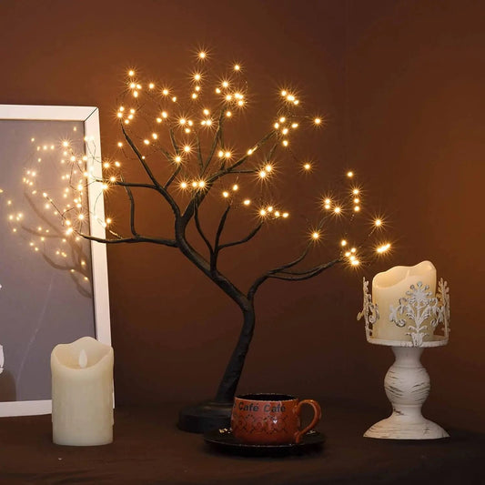 LED Bonsai Trädbelysning – Dekorativ med 8 Ljuslägen